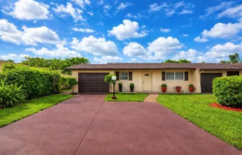 Charming suburban home on a sunny day
