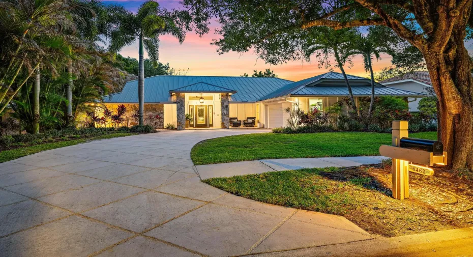 Front Twilight View