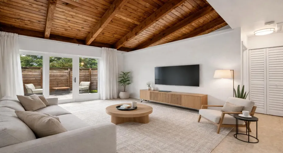 staged livingroom