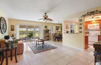 LIVING ONTO PATIO