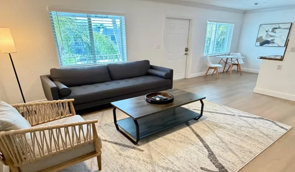 Living Room & dining room view.