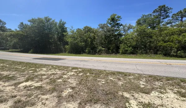 Front of the lot.