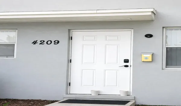 Olive Front Door