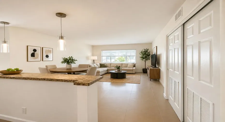 Staged Living Room
