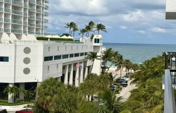 VIEW from balconcy to the side!