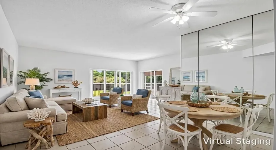 Bright, open, welcoming. Virtually staged