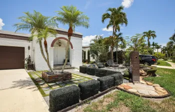 view of the front
