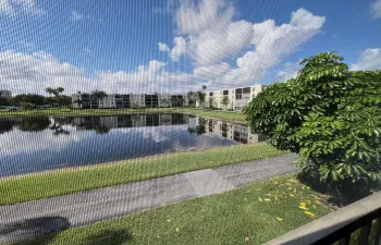 southern exposure water view from your screened patio