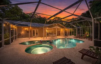 Pool Sunset