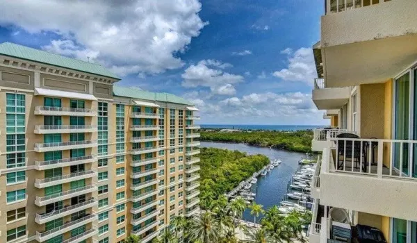 views from wrap around balcony