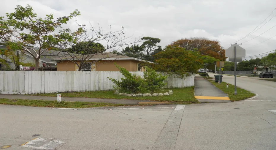 Corner property