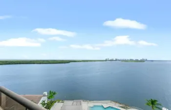 Unobstructed waterfront views