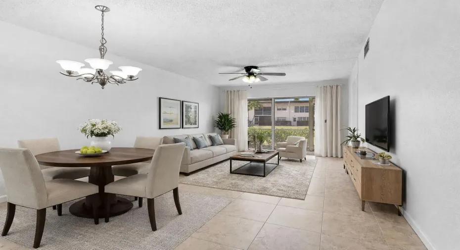 Staged Living Room
