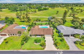 Front of Home Drone View