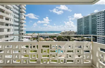 Gorgeous, direct ocean views from your balcony.