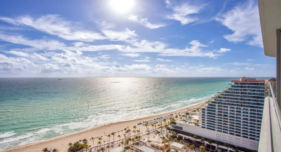Oceanview from Balcony