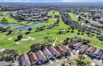 Premium Location on the Golf Course and set back for privacy.