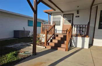 full concrete driveway