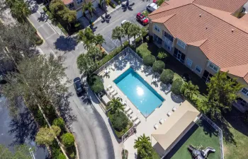 located right across from pool!