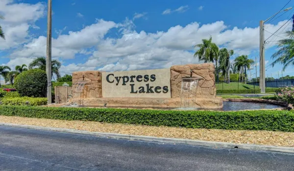 Welcome to Cypress Lakes! Private, gated, 55+ community with a non membership golf course.