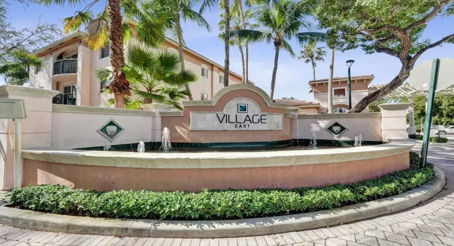entrance to community