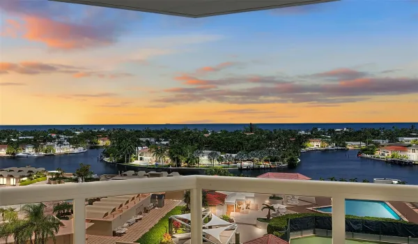 Panoramic views from Balcony
