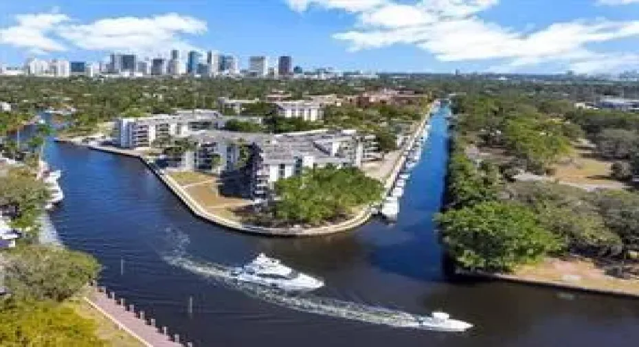 River Reach on its own Island