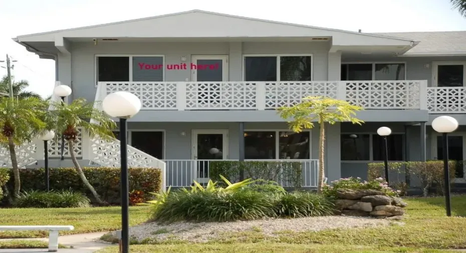 Second floor corner unit!