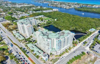 Building Corner SW Front Bird Eye View