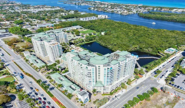 Building Corner SW Front Bird Eye View