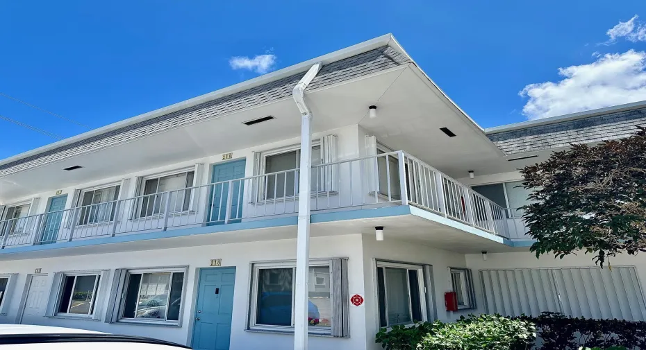 This apartment is on the top floor