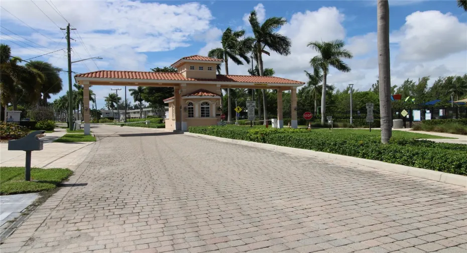 Gate entrance