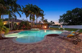 Back yard dusk 2