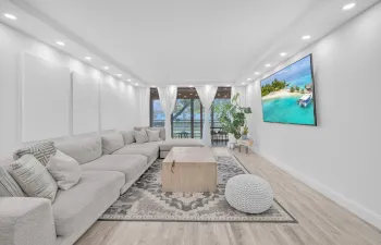 Leading to patio sliding doors.
