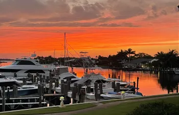 Beautiful sunset skies