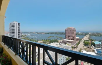 view from balcony
