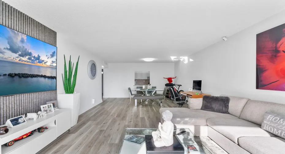 Ample modern space with open layout