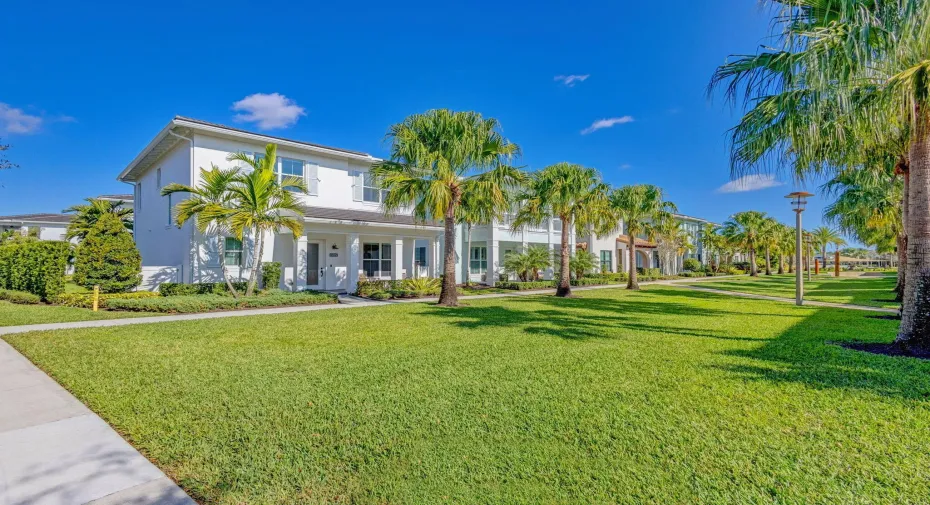 Front facing greenspace