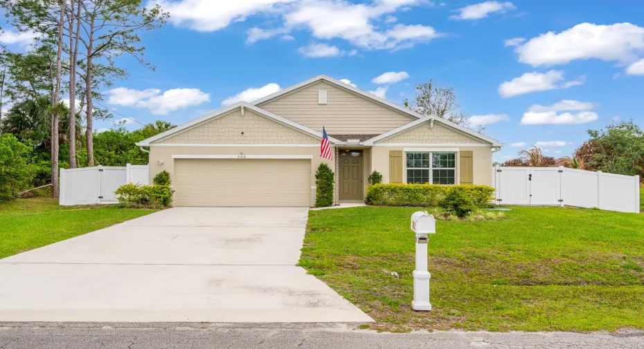 Front of property.