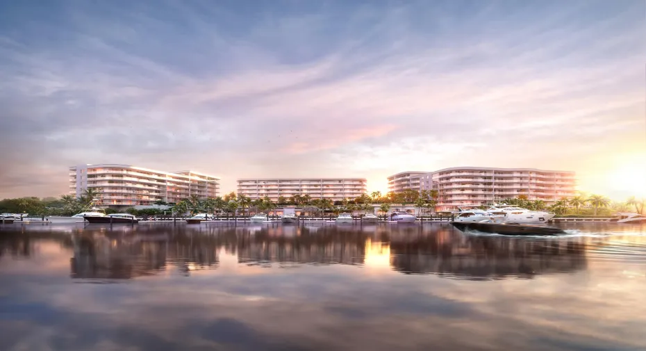 Aerial view from Intracoastal Waterway