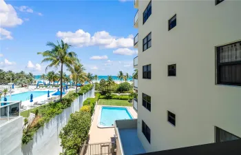 Ocean view from your balcony