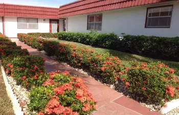 Outside all way to entrance of Villa