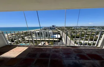 Balcony view of the ocean and intracoastal