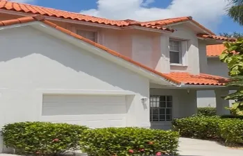 Front with garage