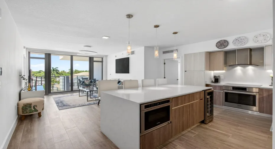 Modern open concept Kitchen/Living room