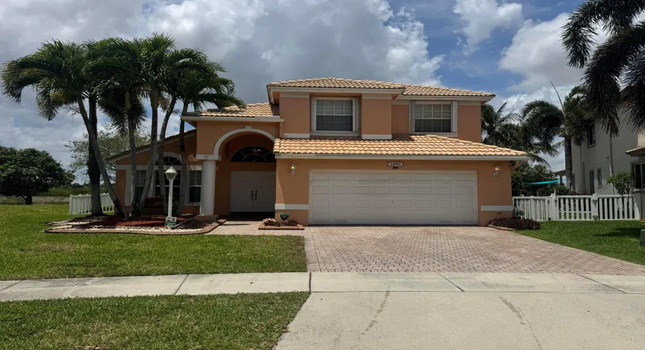 front of the home