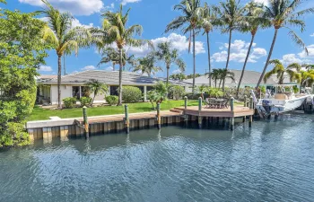 You're waterfront home with boat lift!