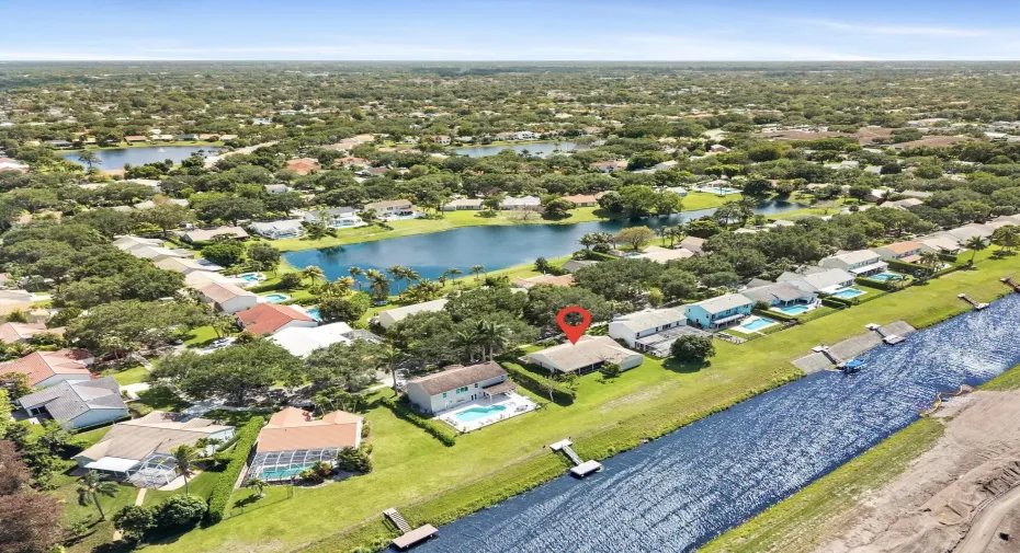 Navigable Canal to Lake Ida!
