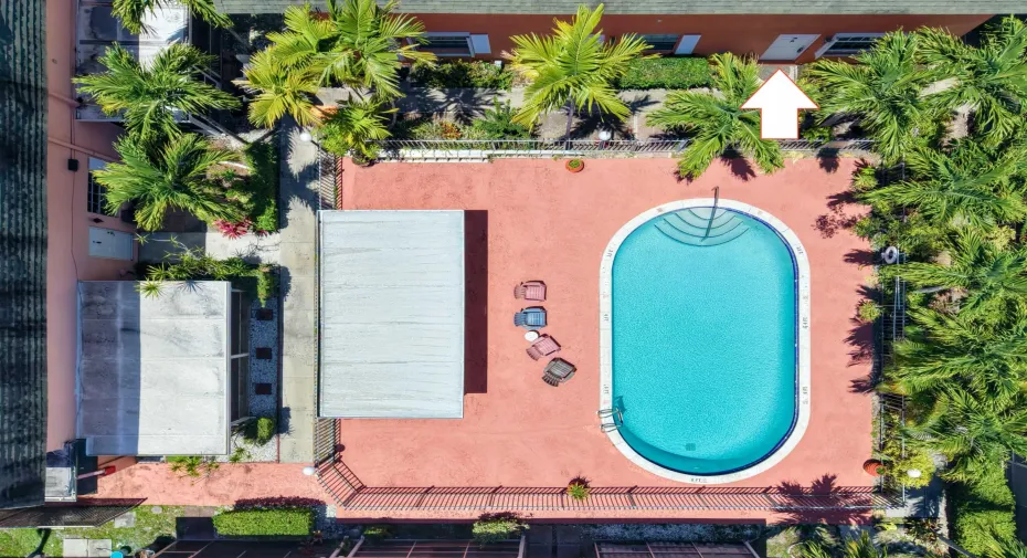 Pool Above Unit Location