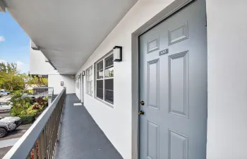 Exterior catwalk and stairs